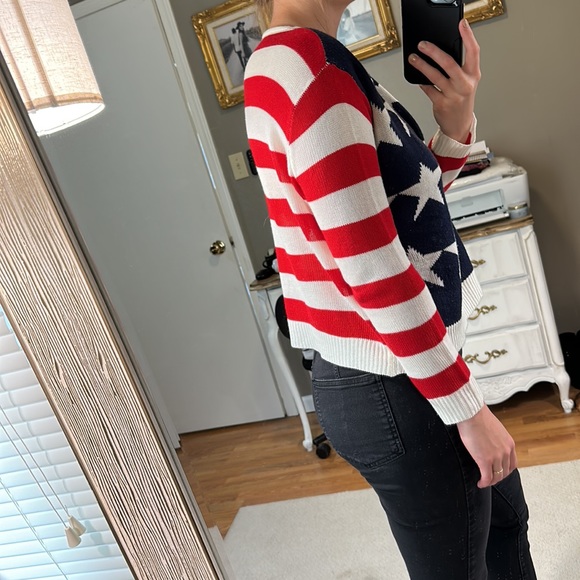 Red, White & Blue Sweater - Picture 2 of 4